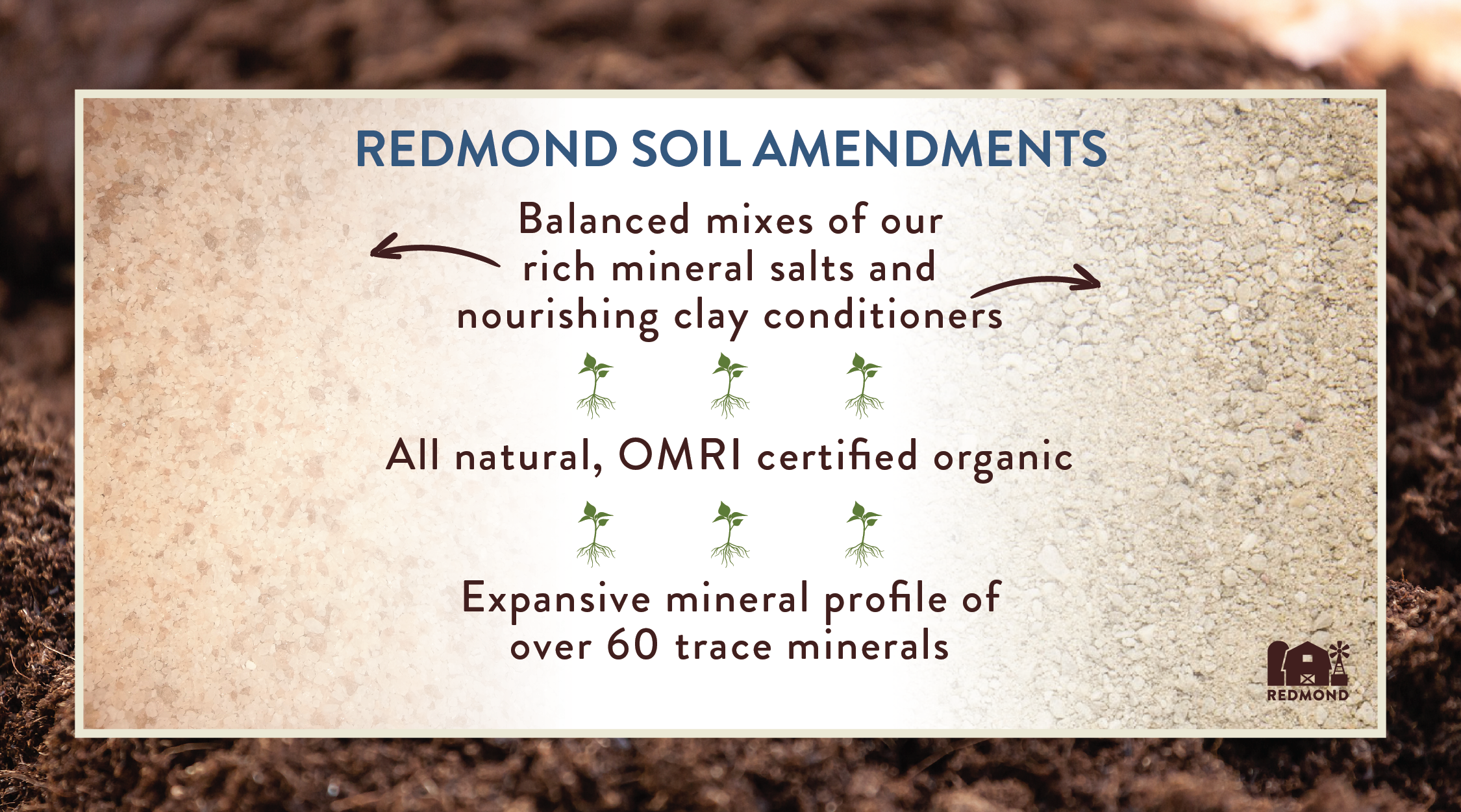 Redmond soil amendments